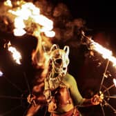 Edinburgh's Holyrood Park hosted a spectacular Samhuinn Fire Festival this week.