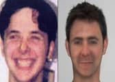 An image of Kenneth Jones (left) released at the time of his disappearance in 1998, and an image of what he might look like now. Picture: Police Scotland