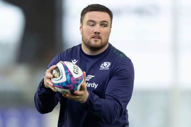 Scotland's Zander Fagerson missed training.
