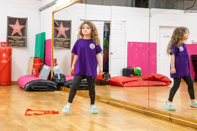 Emilie-Rose Tricker, who has additional support needs, dances at Dance Depot in Kilwinning, run by Tracy Maguire. Picture: Katielee Arrowsmith/SWNS