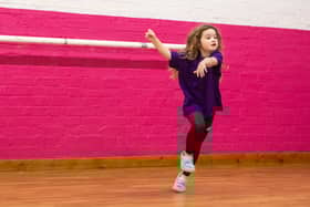 Emilie-Rose Tricker, who has additional support needs, dances at Dance Depot in Kilwinning, run by Tracy Maguire. Picture: SWNS