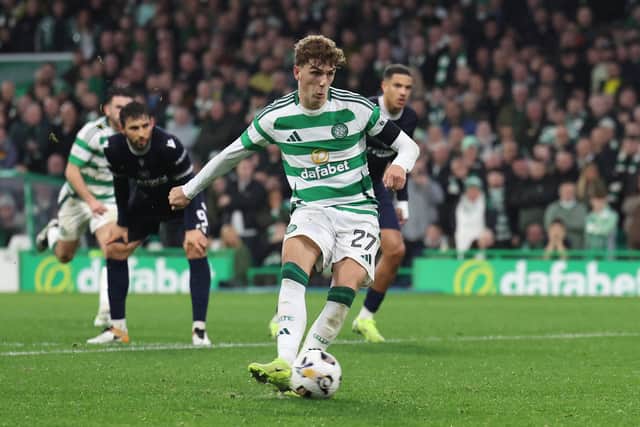 Celtic's Arne Engels will hope to keep up his good form against RB Leipzig.