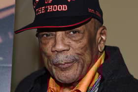 Record producer Quincy Jones arrives at a premiere in Los Angeles, California, in 2020. Picture: Amanda Edwards/Getty Images
