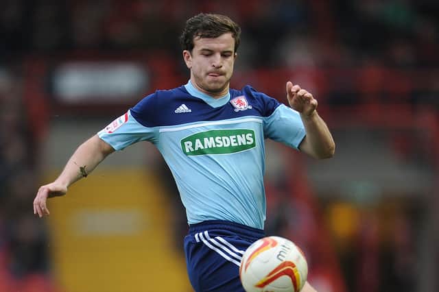 Halliday spent five years with Middlesbrough.