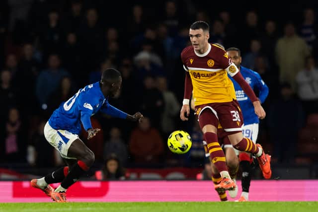 Diomande helped Rangers defeat Motherwell in the Premier Sports Cup semi-final.