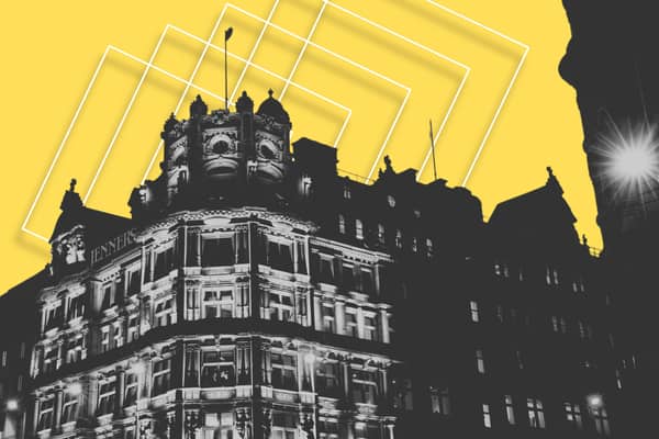 Jenners - The iconic building is currently being repurposed with construction underway on a 90-bedroom boutique hotel across its upper floors, along with a café, bars and restaurants on its lower level.