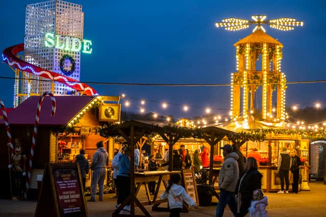 The Glasgow Fort Christmas markets.