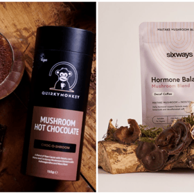 Mushroom drinks are a healthy alternative to caffeinated hot drinks