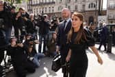 Coleen Rooney arrives with husband Wayne Rooney at Royal Courts of Justice in London, during the so-called 'Wagatha Christie' case (Picture: Dan Kitwood)
