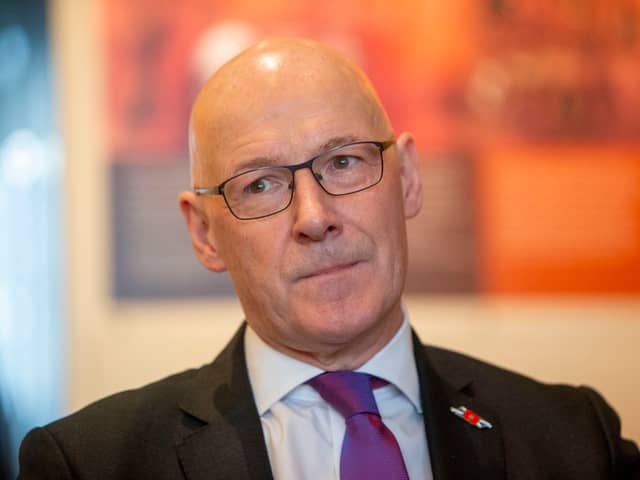 First Minister John Swinney