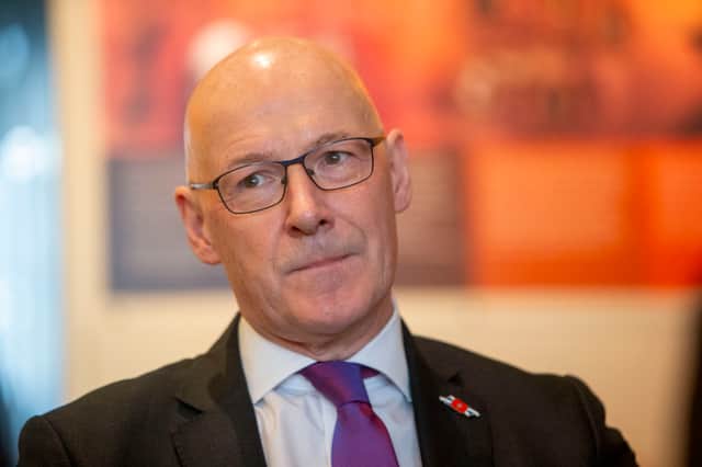 First Minister John Swinney