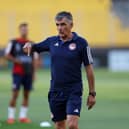 Jose Luis Mendilibar, head coach of Olympiacos
