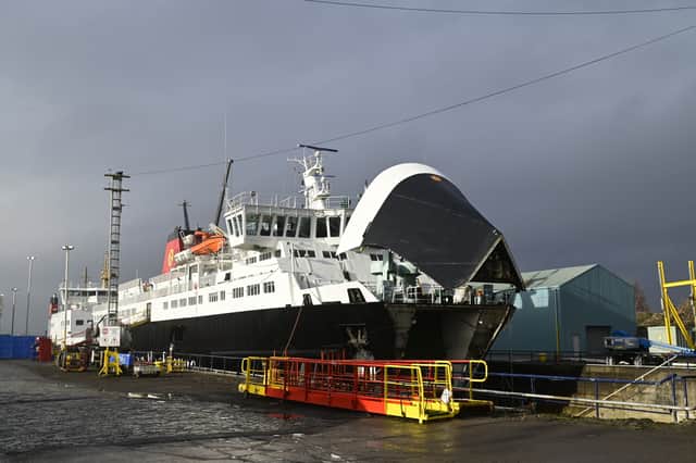 Caledonian Isles has been undergoing repairs since January last year