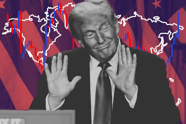 Stock markets in the UK and across Europe faltered on Wednesday afternoon while Wall Street soared in reaction to Donald Trump’s election as president.