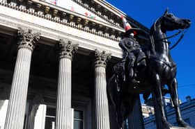 While it sits outside Glasgow's Gallery of Modern Art, the Duke of Wellington statue and its perpetual cone hat has been named by Scotsman readers as one of the country's best tourist attractions. 
