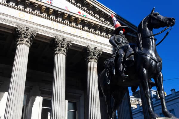 While it sits outside Glasgow's Gallery of Modern Art, the Duke of Wellington statue and its perpetual cone hat has been named by Scotsman readers as one of the country's best tourist attractions. 