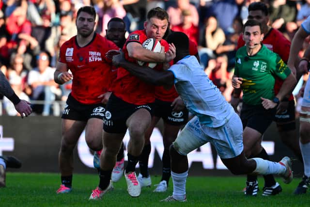 Ben White in action for Toulon against Montpellier in the Top 14 last month.