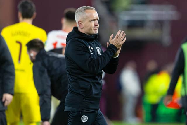 Hearts head coach Neil Critchley.