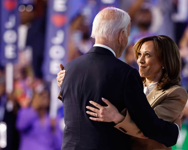 Joe Biden remained the Democrats' candidate for so long that no one else other than Kamala Harris was able to take over (Picture: Kevin Dietsch)
