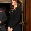 The Princess of Wales attending the Royal British Legion Festival of Remembrance at the Royal Albert Hall in London. Picture: Chris Jackson/PA Wire