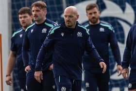 Scotland head coach Gregor Townsend, pictured during a training session this week, has named his matchday 23 for the autumn Test against South Africa at Murrayfield. (Photo by Craig Williamson / SNS Group)