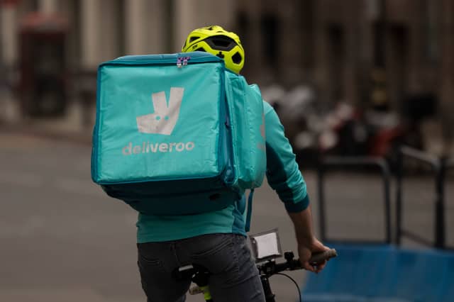 A Deliveroo rider (Photo by Dan Kitwood/Getty Images)