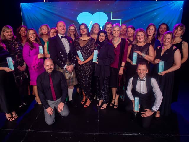 The assembled winners from Scotland's Health Awards 2024. Picture: Lisa Ferguson