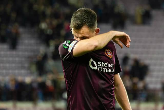 Lawrence Shankland has only scored once for Hearts this season.