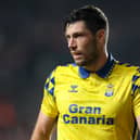 Scotland defender Scott McKenna looks on during Las Palmas' 3-1 win over Rayo Vallecano in La Liga at Estadio de Vallecas on November 08, 2024. (Photo by Florencia Tan Jun/Getty Images)