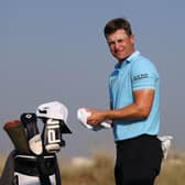 Calum Hill pictured during the third round of Abu Dhabi HSBC Championship at Yas Links 