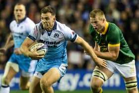 Scotland's Ben White had a try chalked off against South Africa.