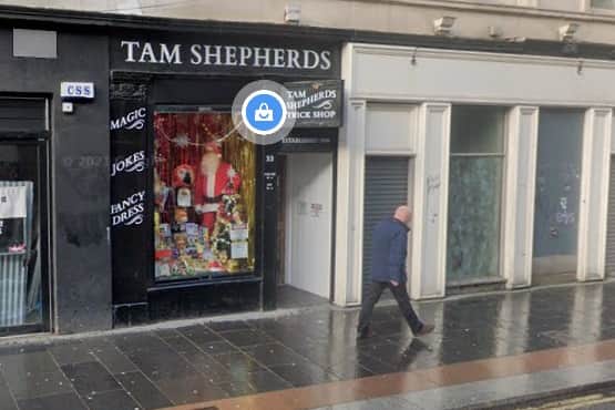 Tam Shepherd's Trick Shop in Glasgow has closed. Picture: Google Maps