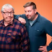 Gregor Fisher and Greg McHugh, who star as father and son in the new BBC comedy, Only Child.  