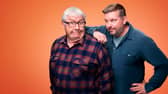 Gregor Fisher and Greg McHugh, who star as father and son in the new BBC comedy, Only Child.  