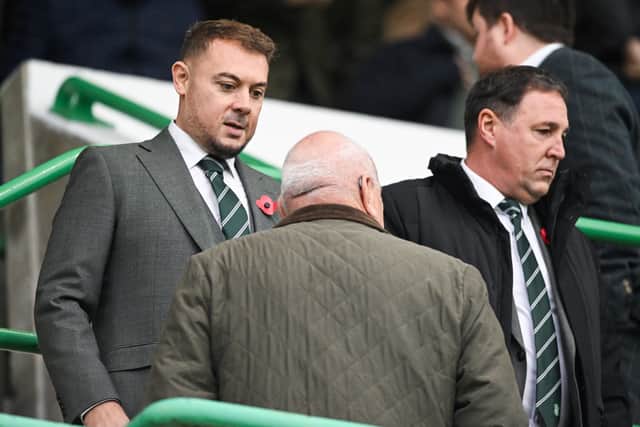 Some Hibs fans have turned on chief executive Ben Kensell and sporting director Malky Mackay.