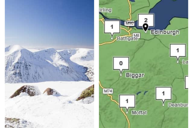 Day and night-time temperatures will plunge across Scotland