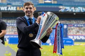 Steven Gerrard led Rangers to the Scottish Premiership title in 2020-21 before departing for Aston Villa the following season. (Photo by Craig Williamson / SNS Group)