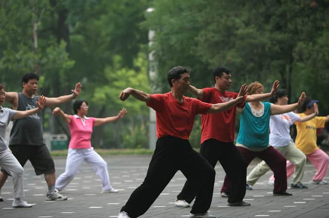 The benefits of Tai Chi, and any form of exercise, are well-established (Picture: Andrew Wong)