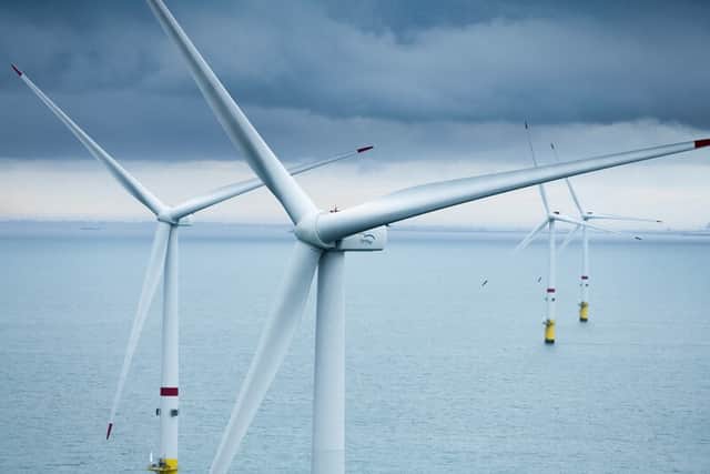 Aerial images of Norther Wind Farm. Completed in 2019 the wind farm, located 23km from the coast of  Belgium features 44 MHI Vestas Offshore Wind V164-8.4MW wind turbines.