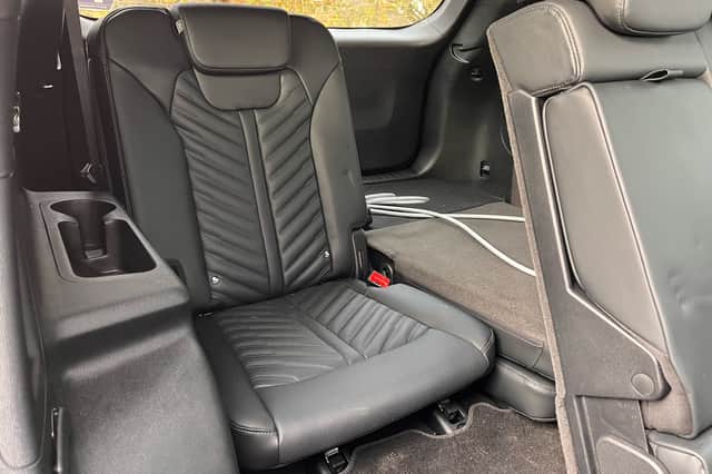 The rearmost seats are comfortable, but best suited to those with short legs