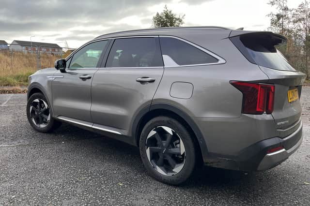 Rear view of the 2024 Kia Sorento PHEV