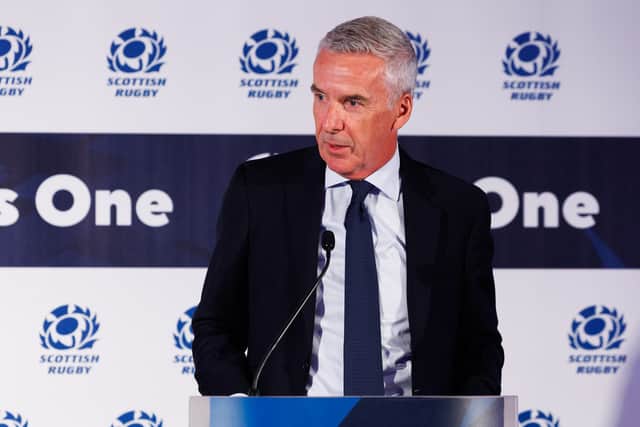 Scottish Rugby Ltd chair John McGuigan has been tackling the 'cost profile'.