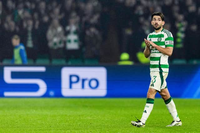 Celtic left-back Greg Taylor is out of contract at the end of the season. (Photo by Craig Foy / SNS Group)