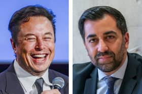 Elon Musk and Humza Yousaf