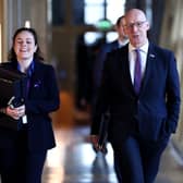 Kate Forbes and John Swinney (Picture: Jeff J Mitchell)