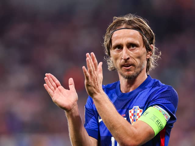 Croatia midfielder Luka Modric could play at Hampden for the last time on Friday evening. (Photo: DAMIR SENCAR/AFP via Getty Images)