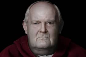 Human remains held by National Museum of Scotland are able to bring stories of the past and its people to life, such as that of Bishop Walter of Whithorn who died in 1235. His remains were used to produce this facial reconstruction of the senior clergyman. PIC: School of Archaeological and Forensic Sciences, University of Bradford; Chris Rynn.