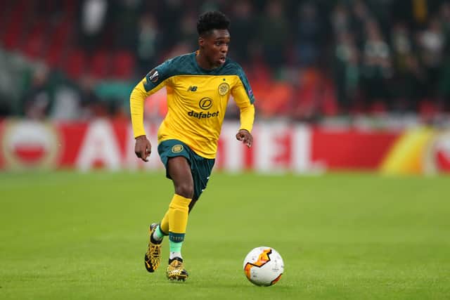 Jeremie Frimpong in action during his time at Celtic. Cr: Getty Images.