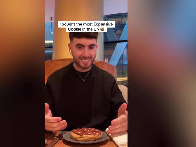 Callum Ryan tries the 'UK's most expensive cookie'.