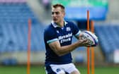 Stafford McDowall during the Scotland team run at Scottish Gas Murrayfield.